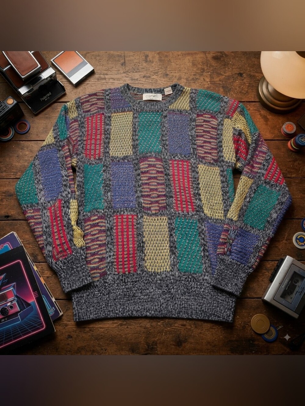 vintage dimitri crew neck sweater